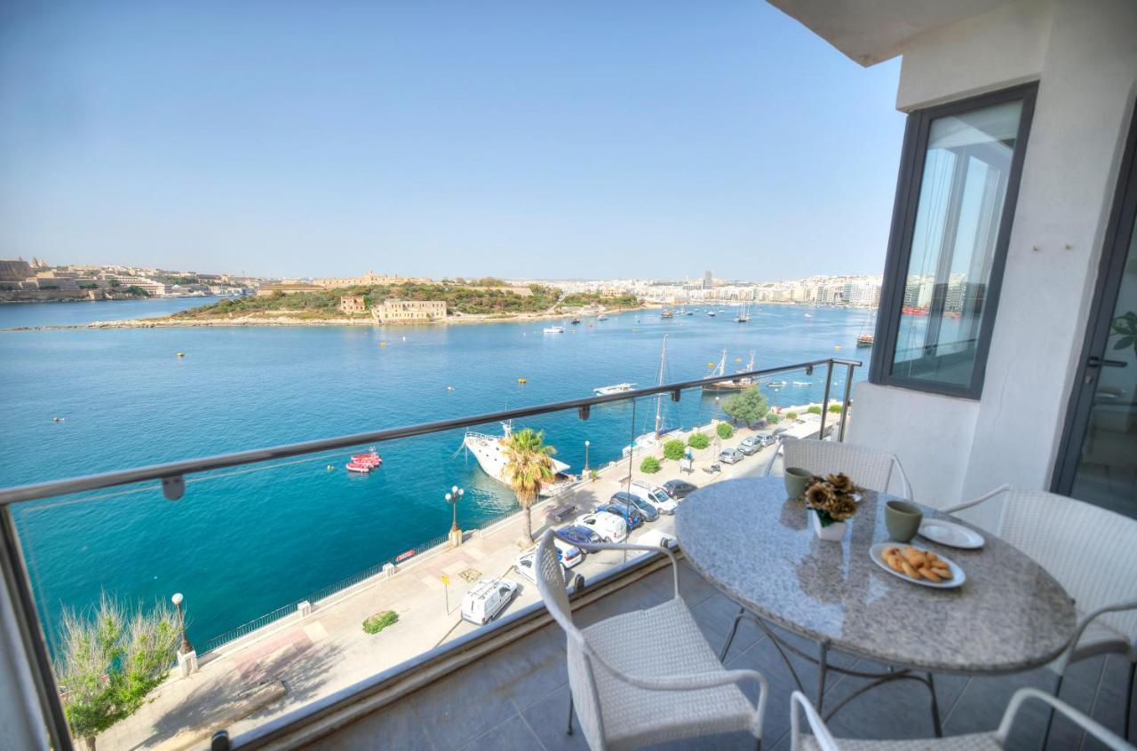 Bright And Spacious 3 Bedroom Apartment With Breathtaking Views - Goslm-5 Sliema Dış mekan fotoğraf