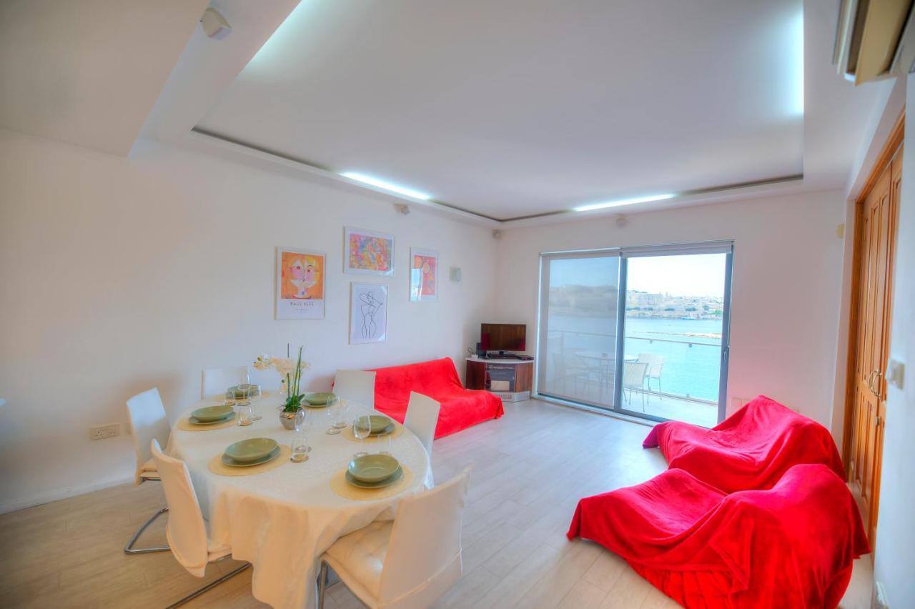 Bright And Spacious 3 Bedroom Apartment With Breathtaking Views - Goslm-5 Sliema Dış mekan fotoğraf