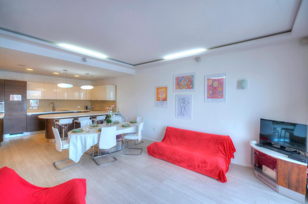 Bright And Spacious 3 Bedroom Apartment With Breathtaking Views - Goslm-5 Sliema Dış mekan fotoğraf